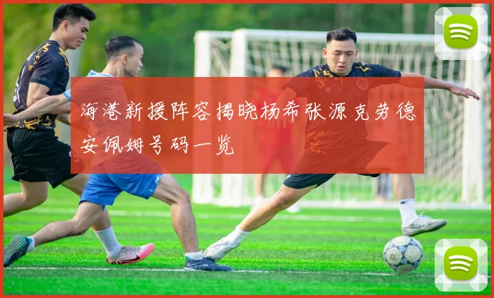 海港新援阵容揭晓杨希张源克劳德安佩姆号码一览